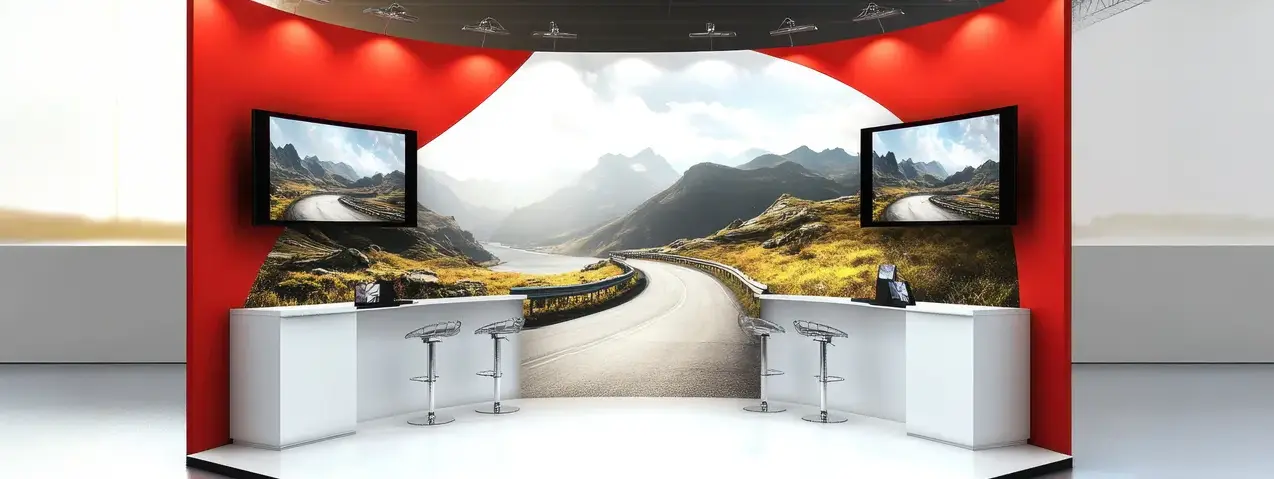 custom tradeshow backgrop